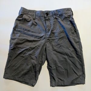 Hurley Nike Dry Fit Gray Shorts Size 28